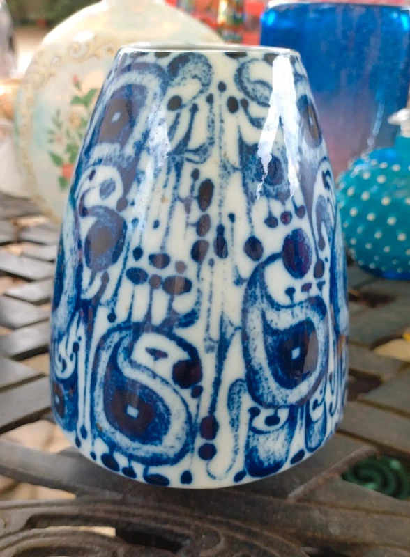 vaso bianco blu fustenberg vaso bianco blu fustenberg