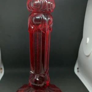 candelabro candeliere vetro murano italy rosso
