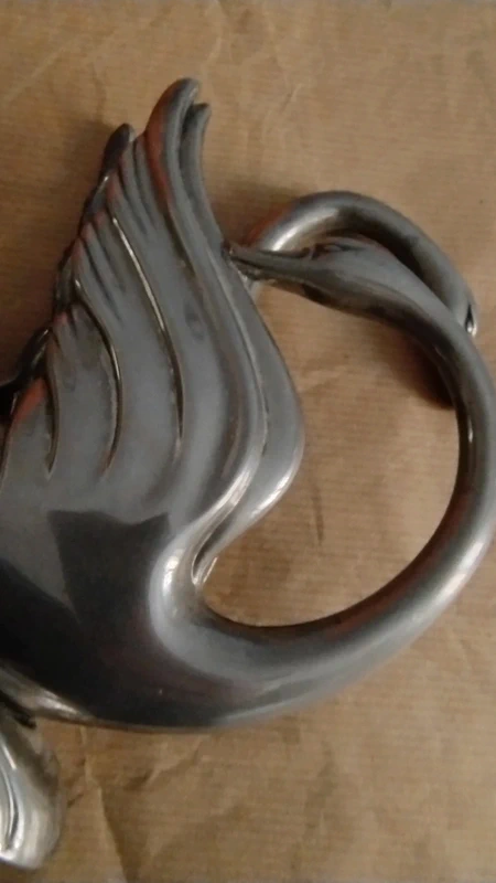 portalettere o portato maglioni cigni vintage silver plate portalettere o portato maglioni cigni vintage silver plate