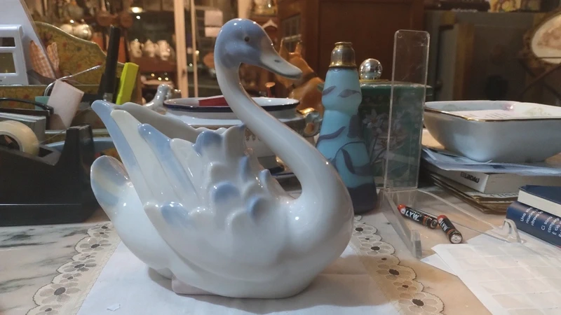 cigno vaso porcellana rex valencia hand made in spain cigno vaso porcellana rex valencia hand made in spain