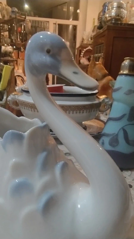 cigno vaso porcellana rex valencia hand made in spain cigno vaso porcellana rex valencia hand made in spain