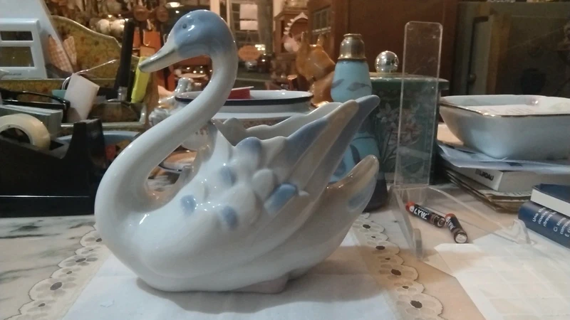 cigno vaso porcellana rex valencia hand made in spain cigno vaso porcellana rex valencia hand made in spain