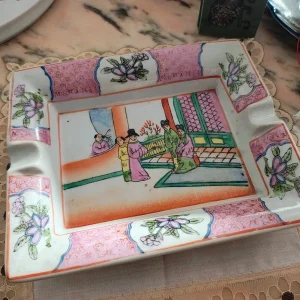posacenere ceramica decoro cinese