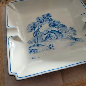 posacenere porcellana decoro blu dipinto a mano (copia)