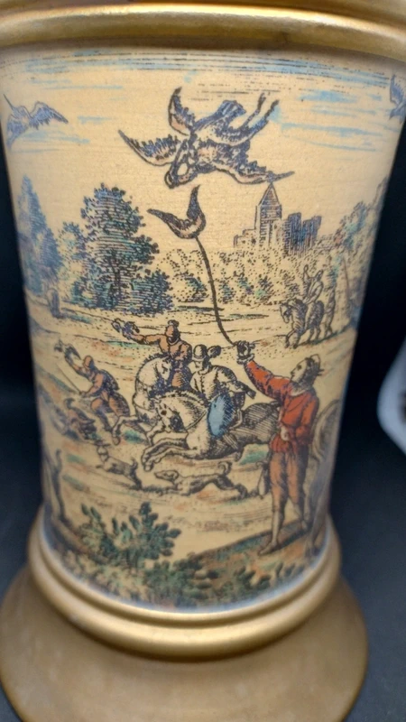 vaso vittoriano italiana ceramiche fiorentine decoro giotto vaso vittoriano italiana ceramiche fiorentine decoro giotto
