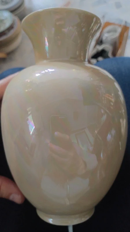 vaso porcellana iridescente marchio verbano italy vaso porcellana iridescente marchio verbano italy