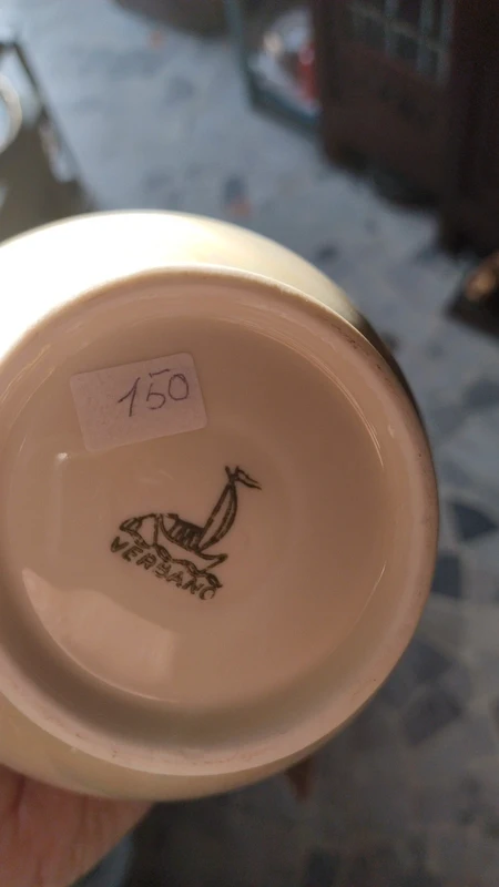 vaso porcellana iridescente marchio verbano italy vaso porcellana iridescente marchio verbano italy