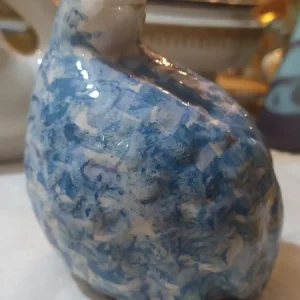 quaglia uccello in ceramica artigianale