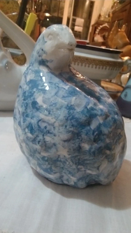 quaglia uccello in ceramica artigianale quaglia uccello in ceramica artigianale