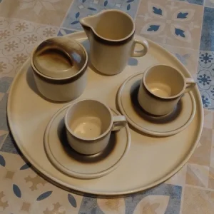 servizio vintage tazze caffè sci laveno per due persone