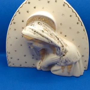 madonna con velo ceramica la colonnata sesto fiorentino italy
