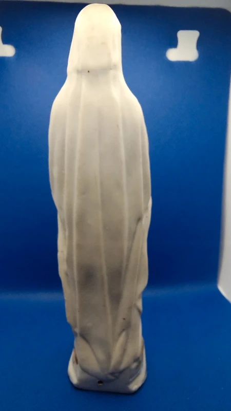 statuina madonna di lourdes in porcellana biscuit statuina madonna di lourdes in porcellana biscuit