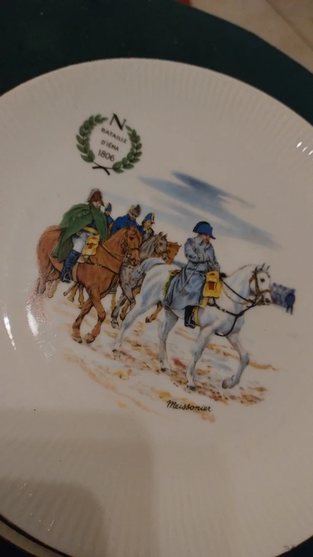 servizio set piatto portata con 5 piatti dessert battaglia napoleone servizio set piatto portata con 5 piatti dessert battaglia napoleone