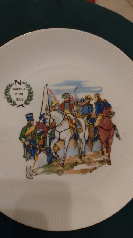 servizio set piatto portata con 5 piatti dessert battaglia napoleone servizio set piatto portata con 5 piatti dessert battaglia napoleone