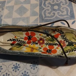 porta grissini in ceramica firma rometti anni '50 vintage