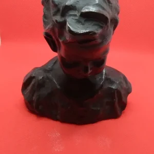 busto bambino ragazzo in bronzo antico