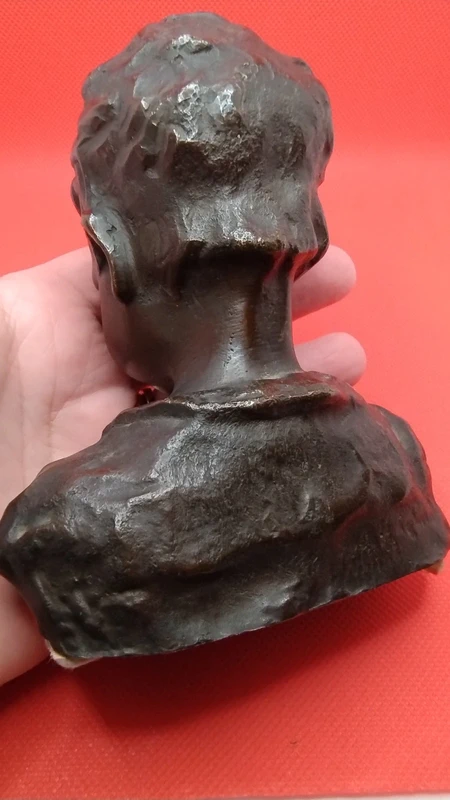 busto bambino ragazzo in bronzo antico busto bambino ragazzo in bronzo antico
