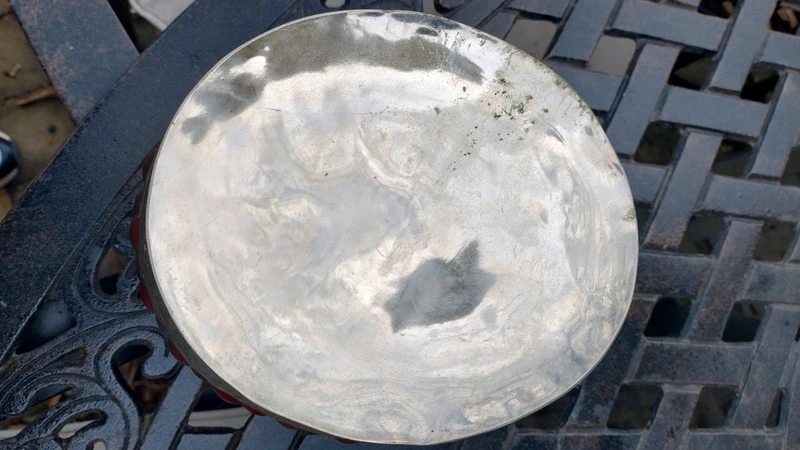 cachepot ciotola vaso metallo lavorato e vetro rosso cachepot ciotola vaso metallo lavorato e vetro rosso