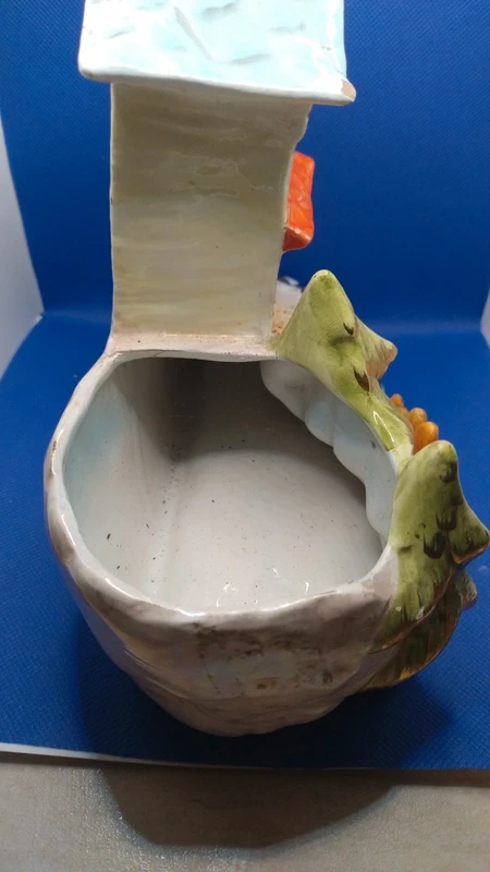casa casetta vaso cachepot anni 50 ceramica marchio lbp casa casetta vaso cachepot anni 50 ceramica marchio lbp