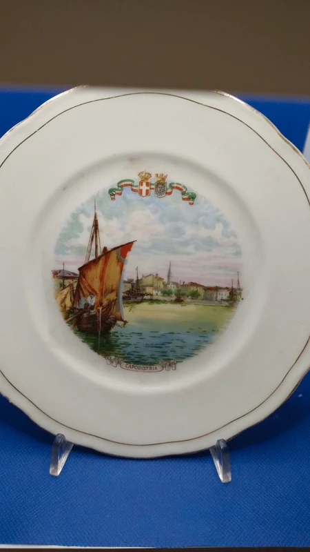 servizio piatti richard ginori 1919 decorato mano città redente servizio piatti richard ginori 1919 decorato mano città redente