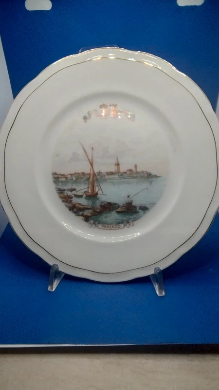 servizio piatti richard ginori 1919 decorato mano città redente servizio piatti richard ginori 1919 decorato mano città redente