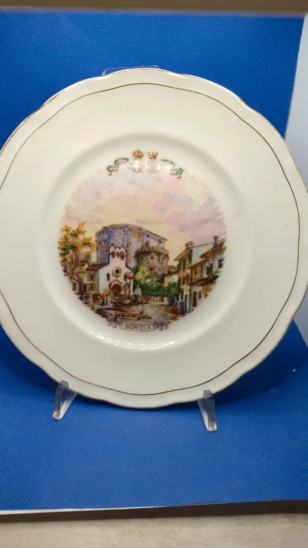 servizio piatti richard ginori 1919 decorato mano città redente servizio piatti richard ginori 1919 decorato mano città redente