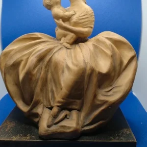 dama damina in ceramica gres firmata teglio raoul italy