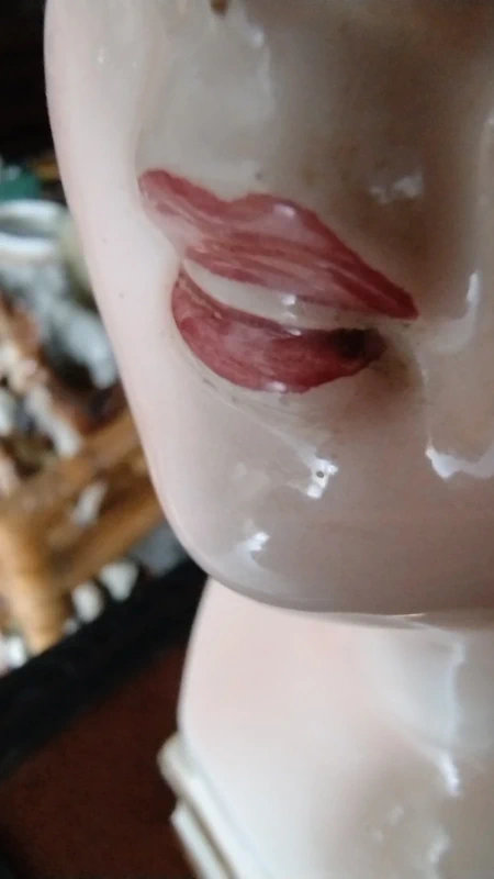 busto donna dea bendata anni 50 ceramica policroma busto donna dea bendata anni 50 ceramica policroma