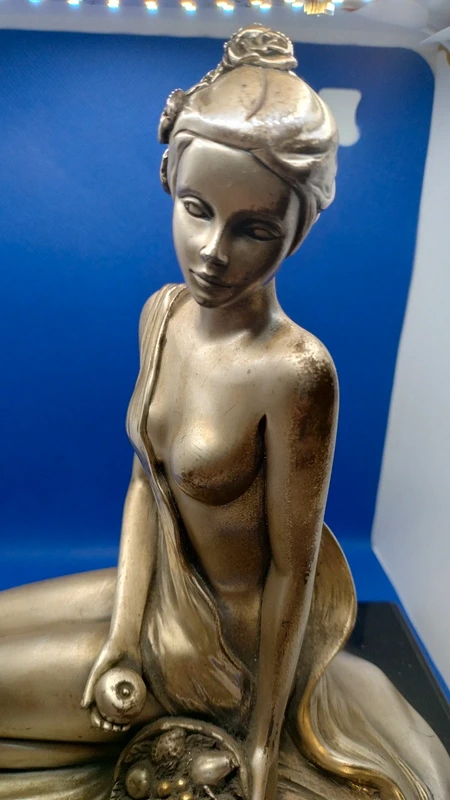 scultura donna firma romar argentata scultura donna firma romar argentata