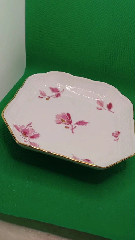 vassoietto vassoio ciotola fiori rosa richard ginori italy vassoietto vassoio ciotola fiori rosa richard ginori italy
