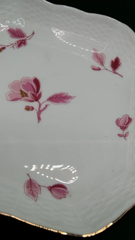 vassoietto vassoio ciotola fiori rosa richard ginori italy vassoietto vassoio ciotola fiori rosa richard ginori italy