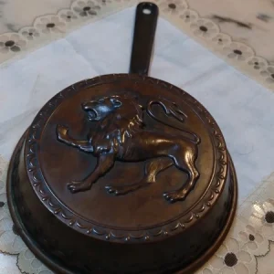 pentola rame antico segno zodiacale leone