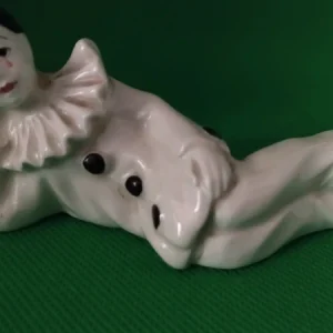 delizioso piccolo maschera pierrot anni 70 tipo bassano
