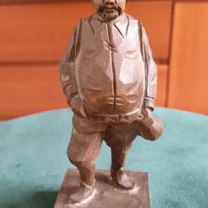 scultura statua in legno sancio panza