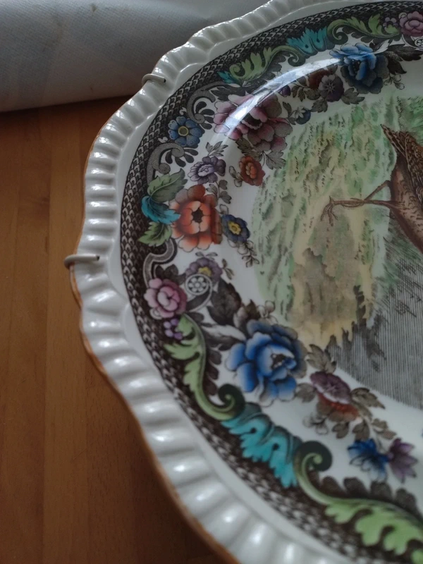 set piatti copeland spode england uccelli selvatici set piatti copeland spode england uccelli selvatici