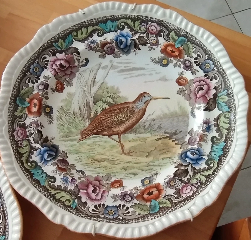 set piatti copeland spode england uccelli selvatici set piatti copeland spode england uccelli selvatici