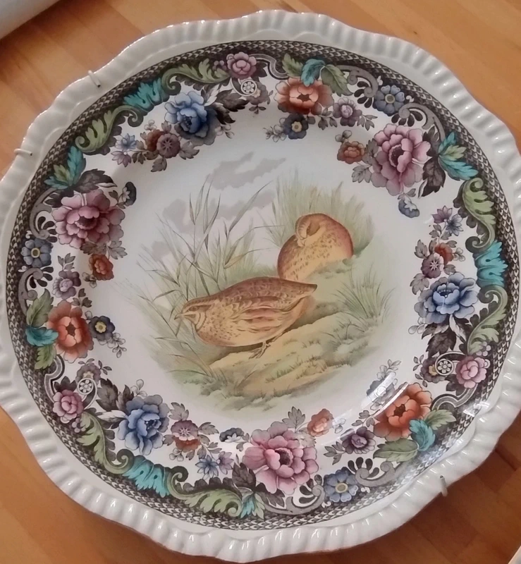 set piatti copeland spode england uccelli selvatici set piatti copeland spode england uccelli selvatici