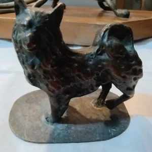 sauro lucertola ramarro in bronzo dorato (copia)