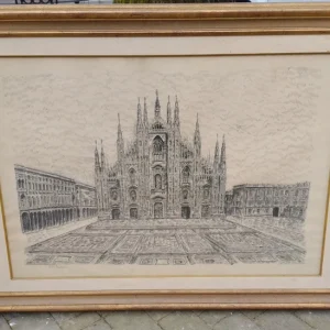 grande quadro a china del duomo di milano italy