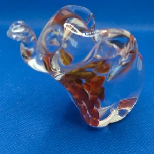piccolo elefante di cristallo langham glass england