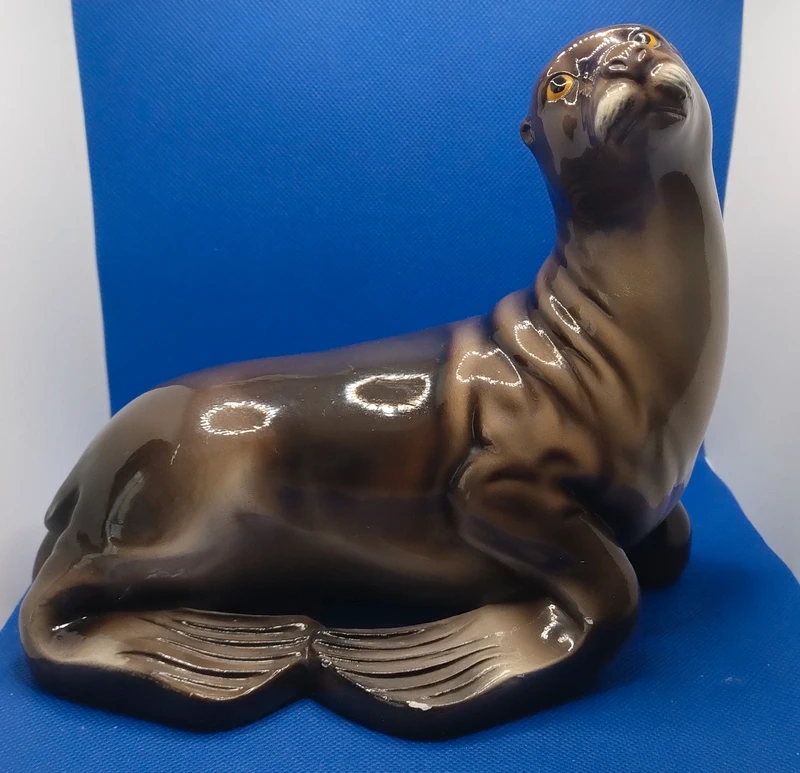 foca o leone marino vintage in gesso foca o leone marino vintage in gesso