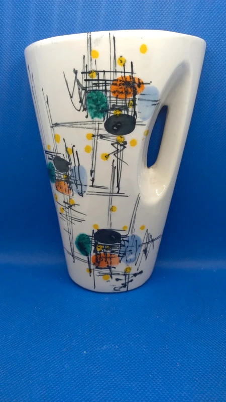 vaso vasetto vintage da appendere sic decorato a mano vaso vasetto vintage da appendere sic decorato a mano