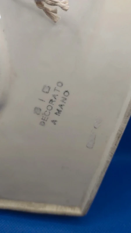 vaso vasetto vintage da appendere sic decorato a mano vaso vasetto vintage da appendere sic decorato a mano