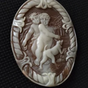 cameo medaglione fiori in rilievo (copia)