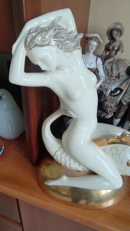 sirena nereide ceramica anni '30 saca sesto fiorentino gio ponti sirena nereide ceramica anni '30 saca sesto fiorentino gio ponti