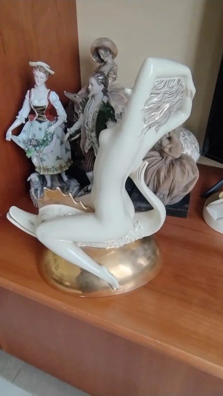 sirena nereide ceramica anni '30 saca sesto fiorentino gio ponti sirena nereide ceramica anni '30 saca sesto fiorentino gio ponti