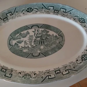 grande piatto antico ovale scr richard milano italy