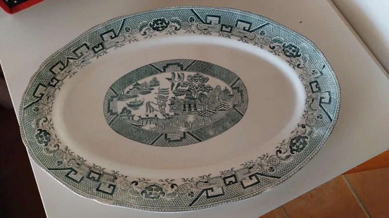 grande piatto antico ovale scr richard milano italy grande piatto antico ovale scr richard milano italy