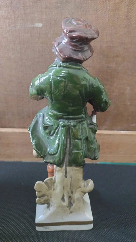 statuina musicista di strada vintage germania saxe statuina musicista di strada vintage germania saxe