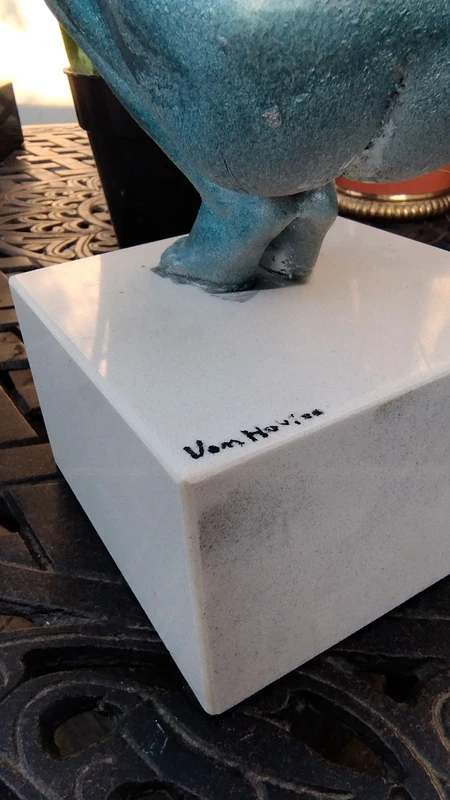scultura uomo potenza a forma v. houten scultura uomo potenza a forma v. houten